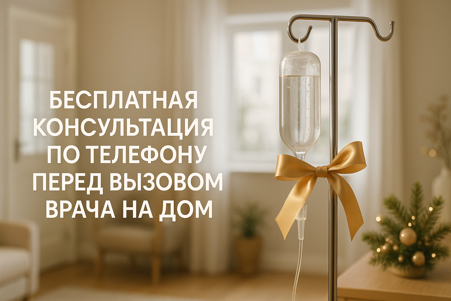 Бесплатная консультация по телефону перед вызовом врача на дом